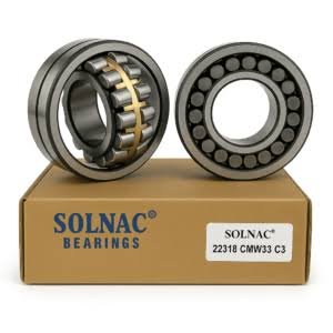 Rodamientos industriales Solnac referencia 22318 CMW33 C3